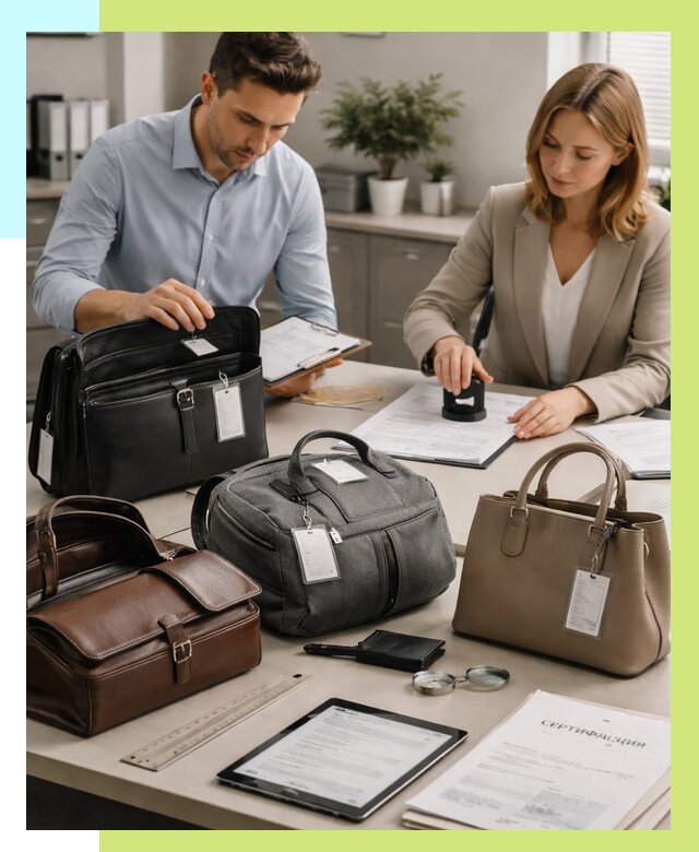 Сертификация сумок в Мурманске от 7712 руб. | Алешин-Мрм