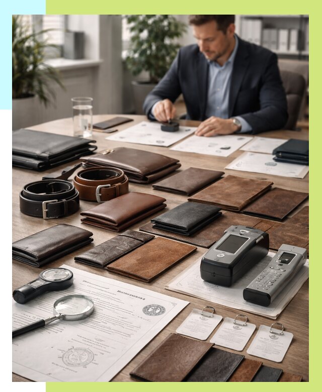 Сертификация кожаных изделий в Мурманске от 12338 р. | Алешин-Мрм