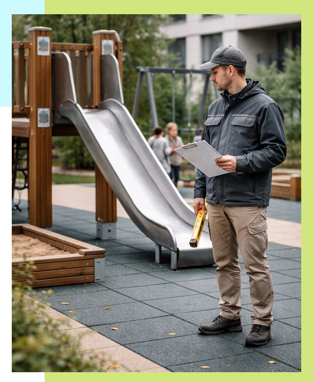 Сертификация детских площадок в Мурманске от 25705 р. | Алешин-Мрм