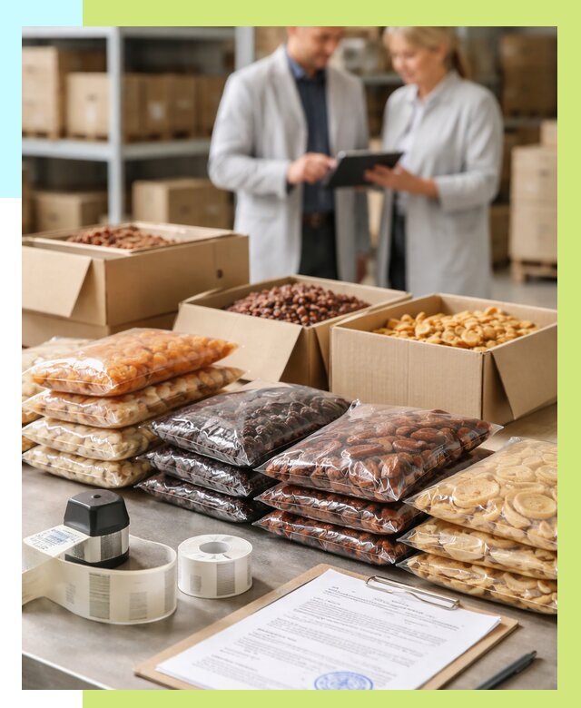 Сертификация сухофруктов в Мурманске от 12338 р. | Алешин-Мрм под ключ