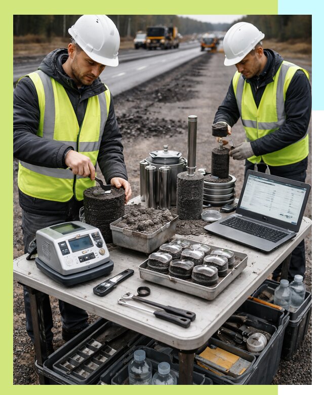 Сертификация асфальта: испытания и подтверждение в Мурманске