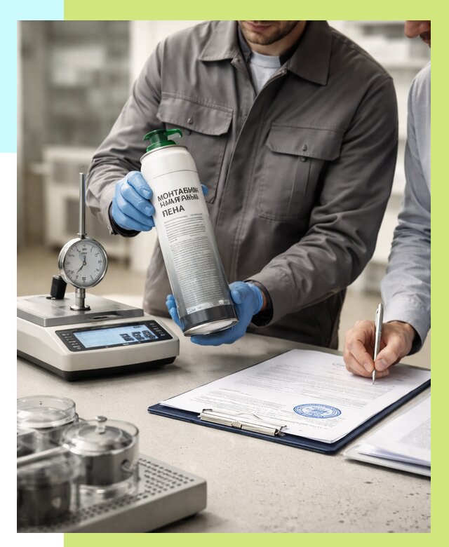 Сертификация монтажной пены в Мурманске от 15423 р. | Алешин-Мрм