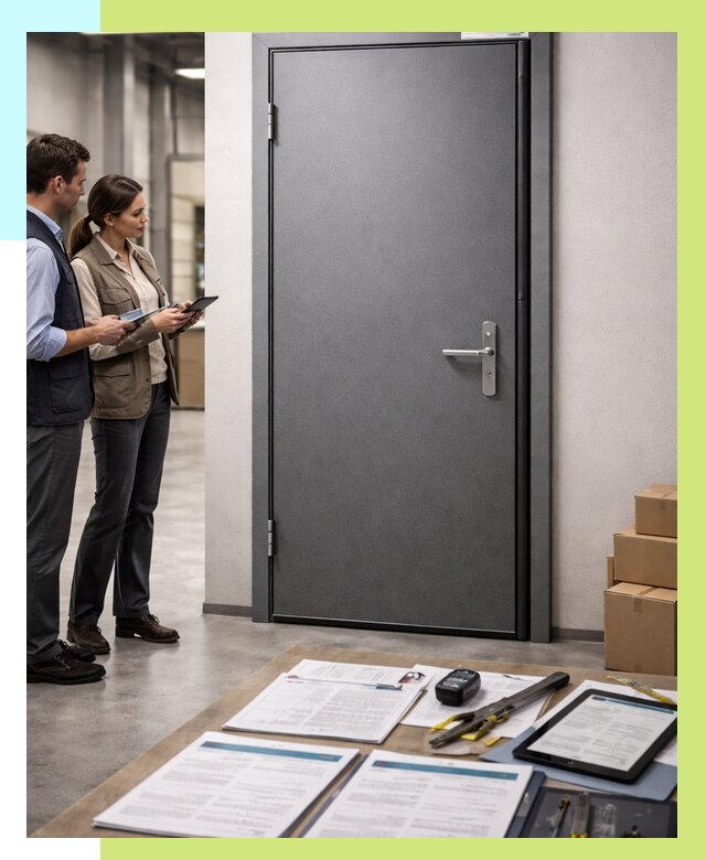 Сертификация противопожарных дверей в Мурманске от 9254 р. | Алешин-Мрм