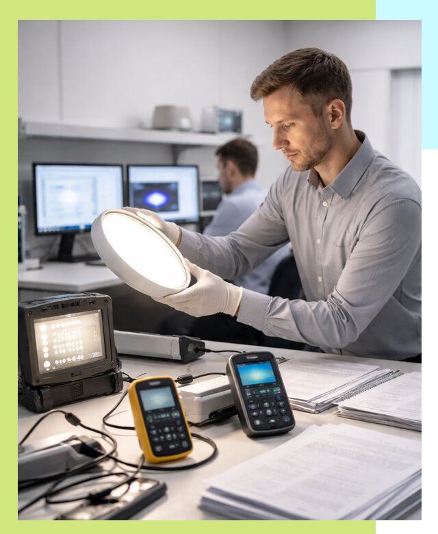 Сертификация светильников в Мурманске: испытания и оформление