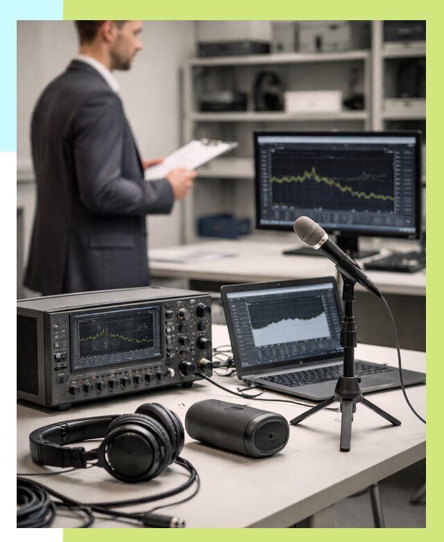 Сертификация аудиотехники в Мурманске от 15423 р., Алешин-Мрм