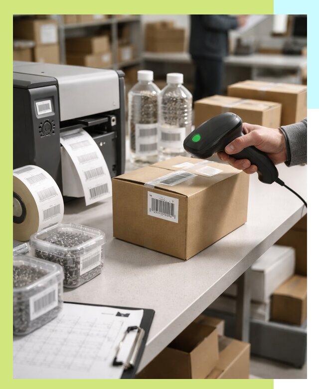 Штрихкодирование продукции и маркировка для продажи в Мурманске