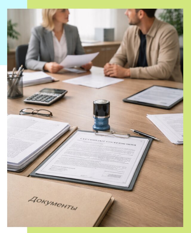 Сертификат соответствия на продукцию в Мурманске от 15423 р.|Алешин-Мрм