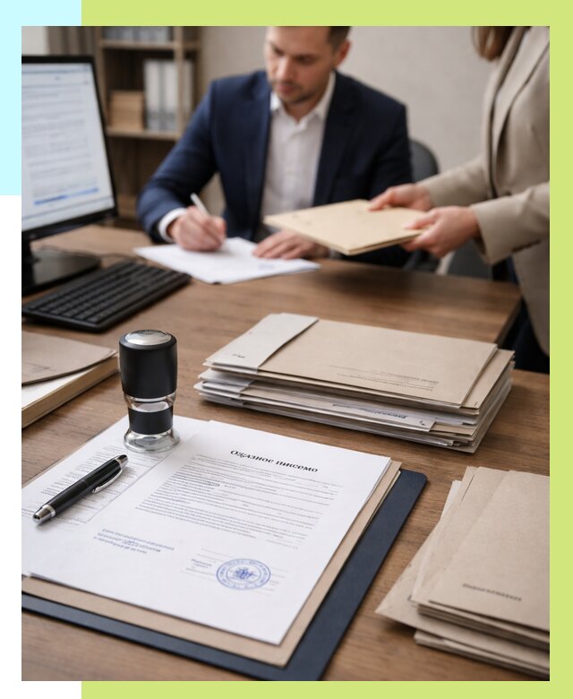 Отказное письмо для таможни в Мурманске от 3085 р, Алешин-Мрм