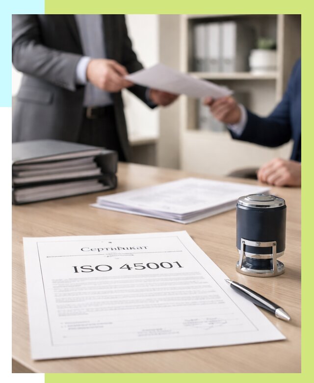 Сертификат ISO 45001 в Мурманске под ключ от 46269 р. | Алешин-Мрм