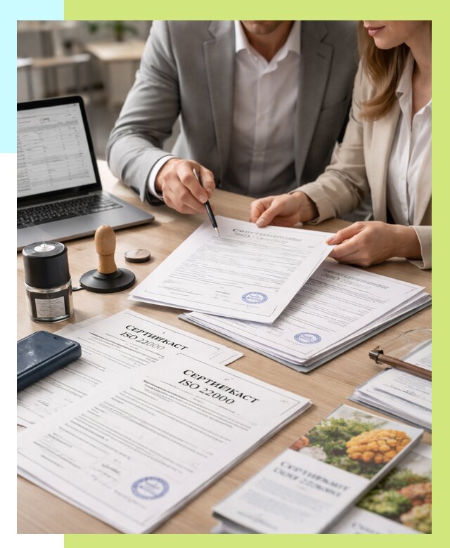 Сертификат ISO 22000 в Мурманске от 41128 р. под ключ | Алешин-Мрм